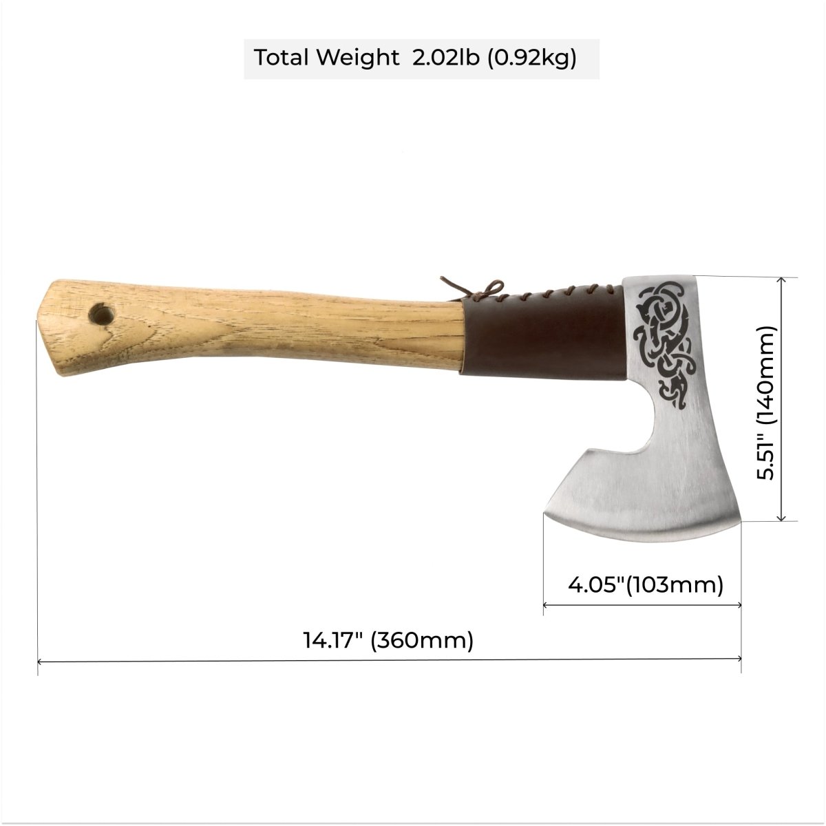 Compact Camping Axe "Skarnulf"