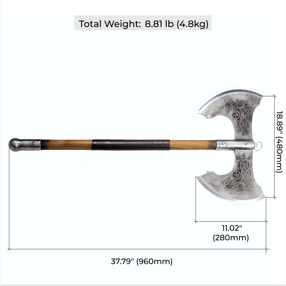 Norse Double-Edged Axe "Jotungard"