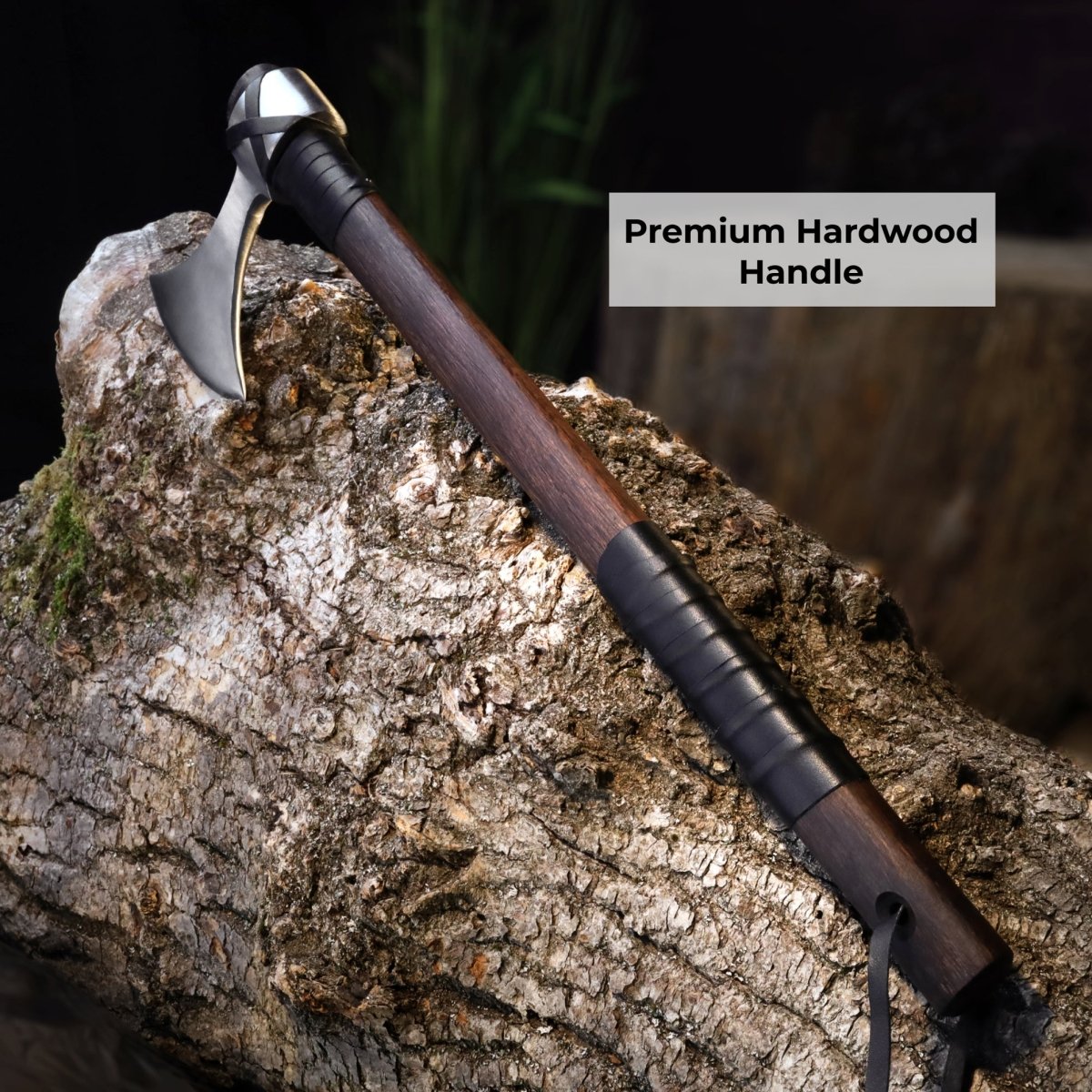 Viking Axe "Vindflaug" with Leather Wrap