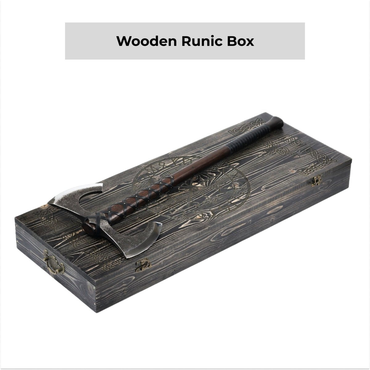 Viking Double-Edged Axe "Havamal"