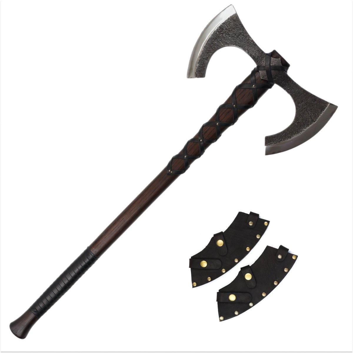 Viking Double-Edged Axe "Havamal"