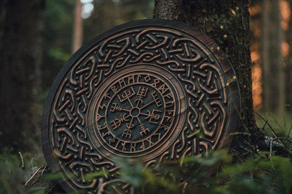 Round Viking Shield Plywood Shield