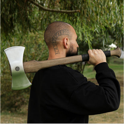 Functional double bit axe "Vargstal"