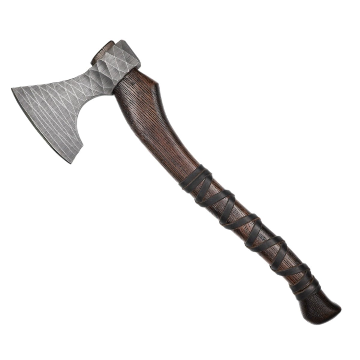 Hand forged axe “Sterk Vorley” with leather cover