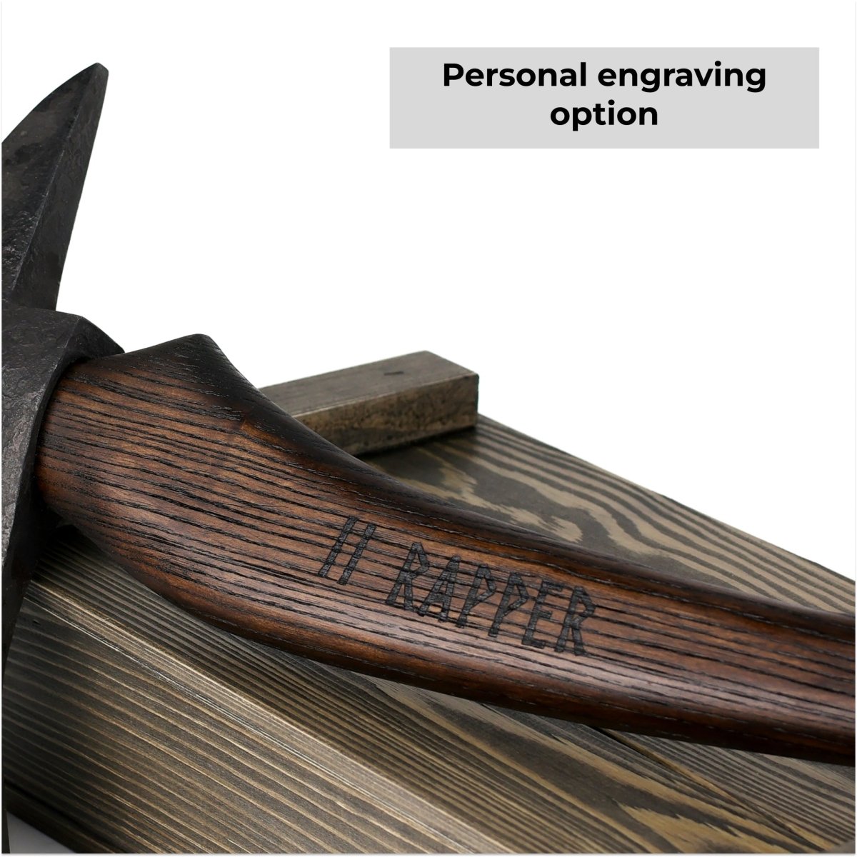 Hand forged Fireman's Axe "American superhero" with leather case