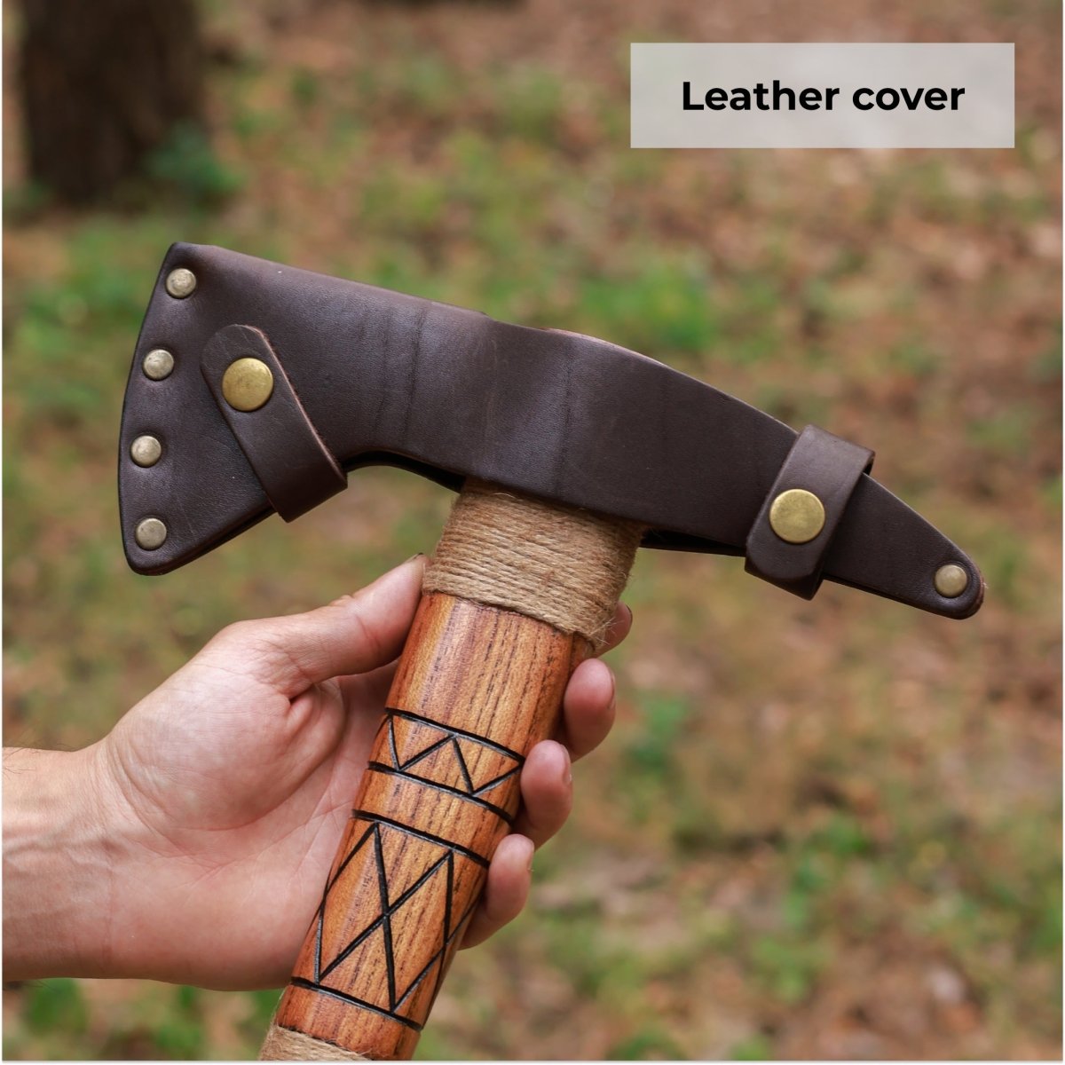 Hand-forged Gagegizhig tomahawk