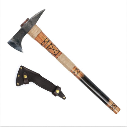 Hand-forged Gagegizhig tomahawk