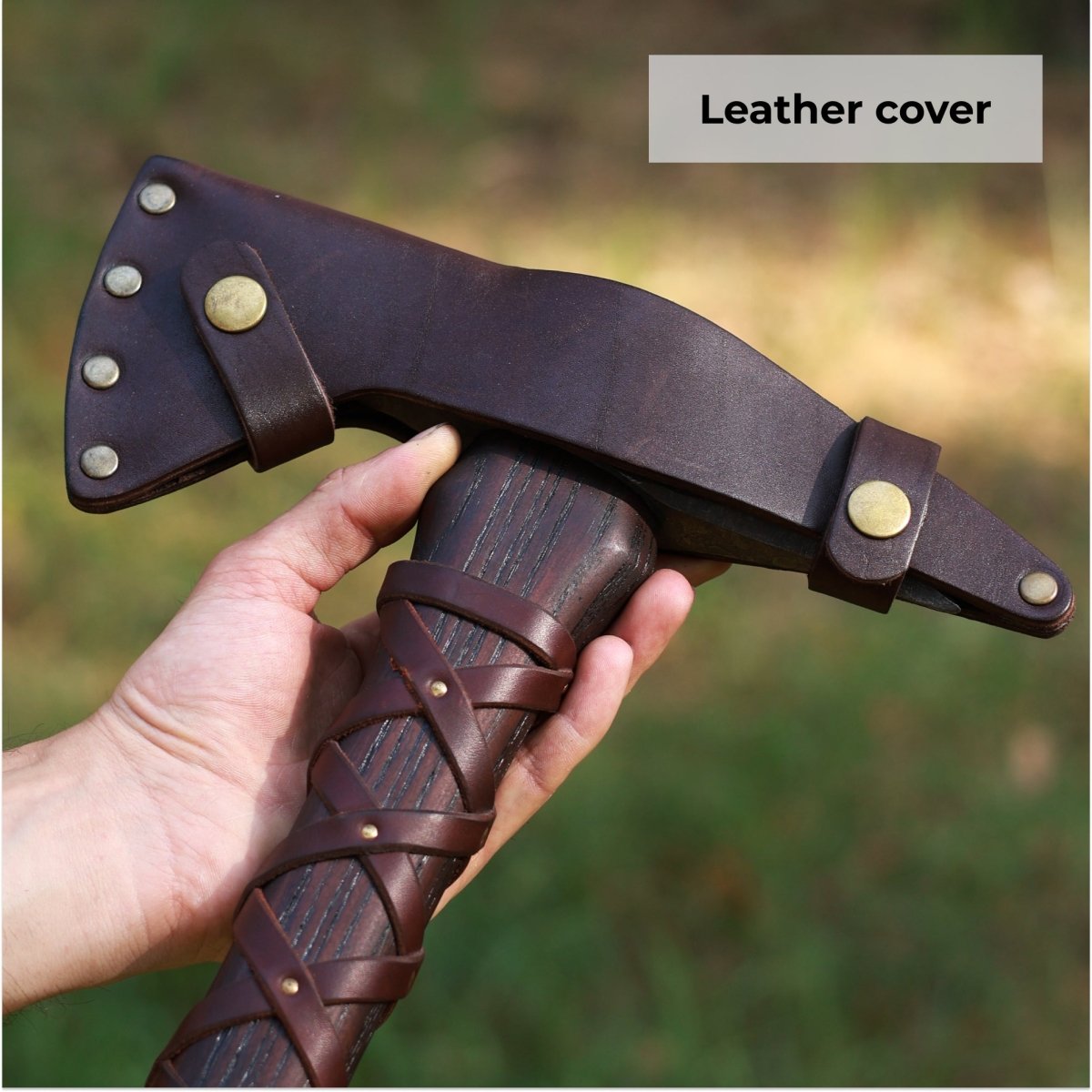 Hand-forged  Gurons spike tomahawk