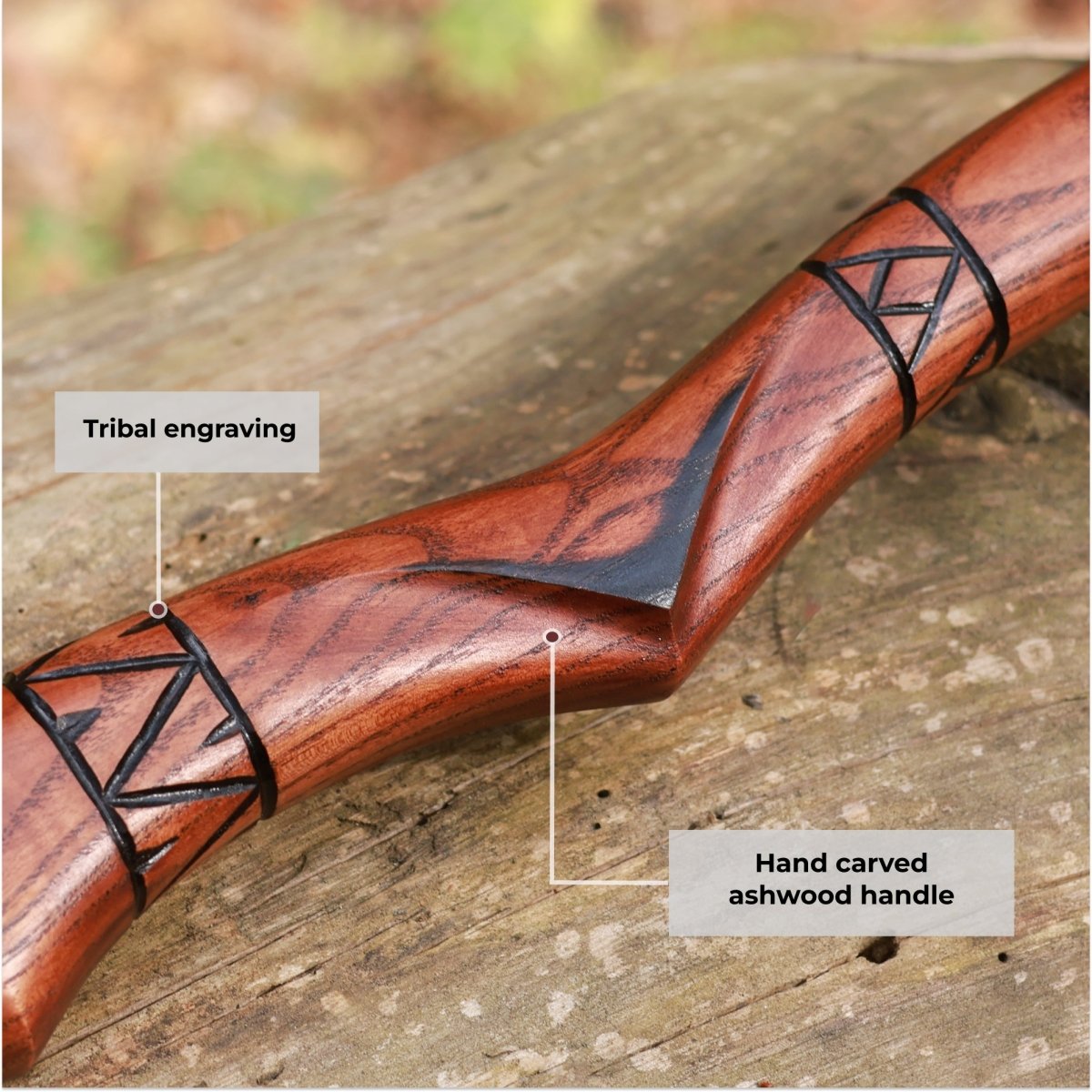 Handmade tomahawk axe "Black Hawk"