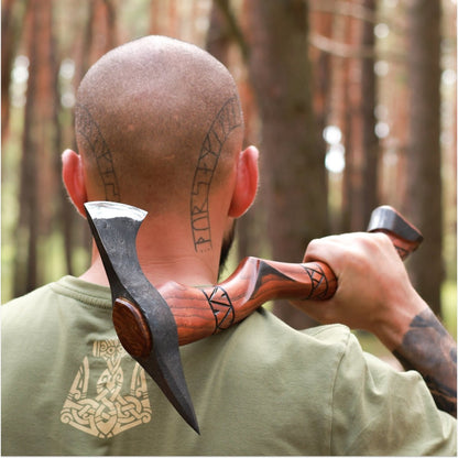 Handmade tomahawk axe "Black Hawk"