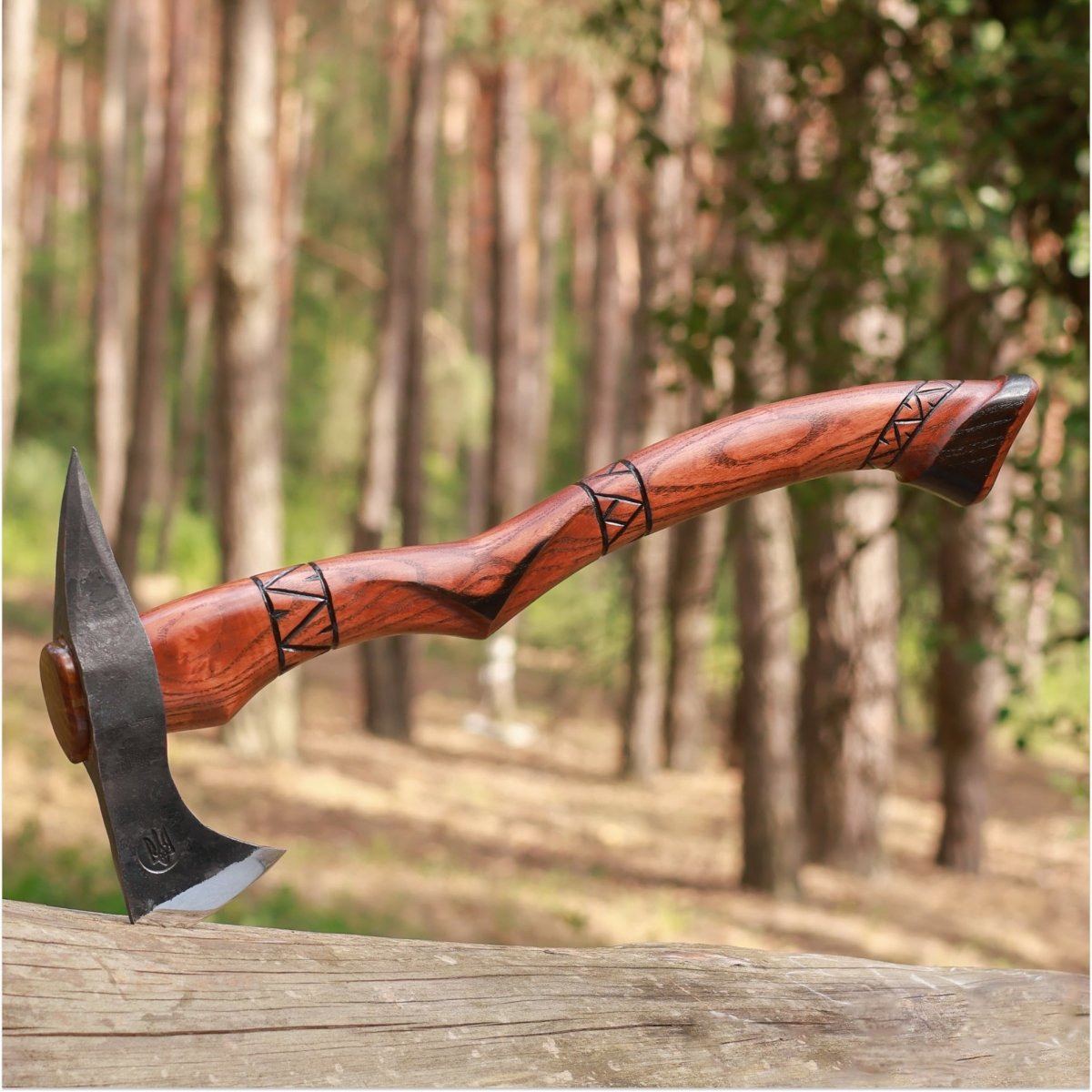 Handmade tomahawk axe "Black Hawk"