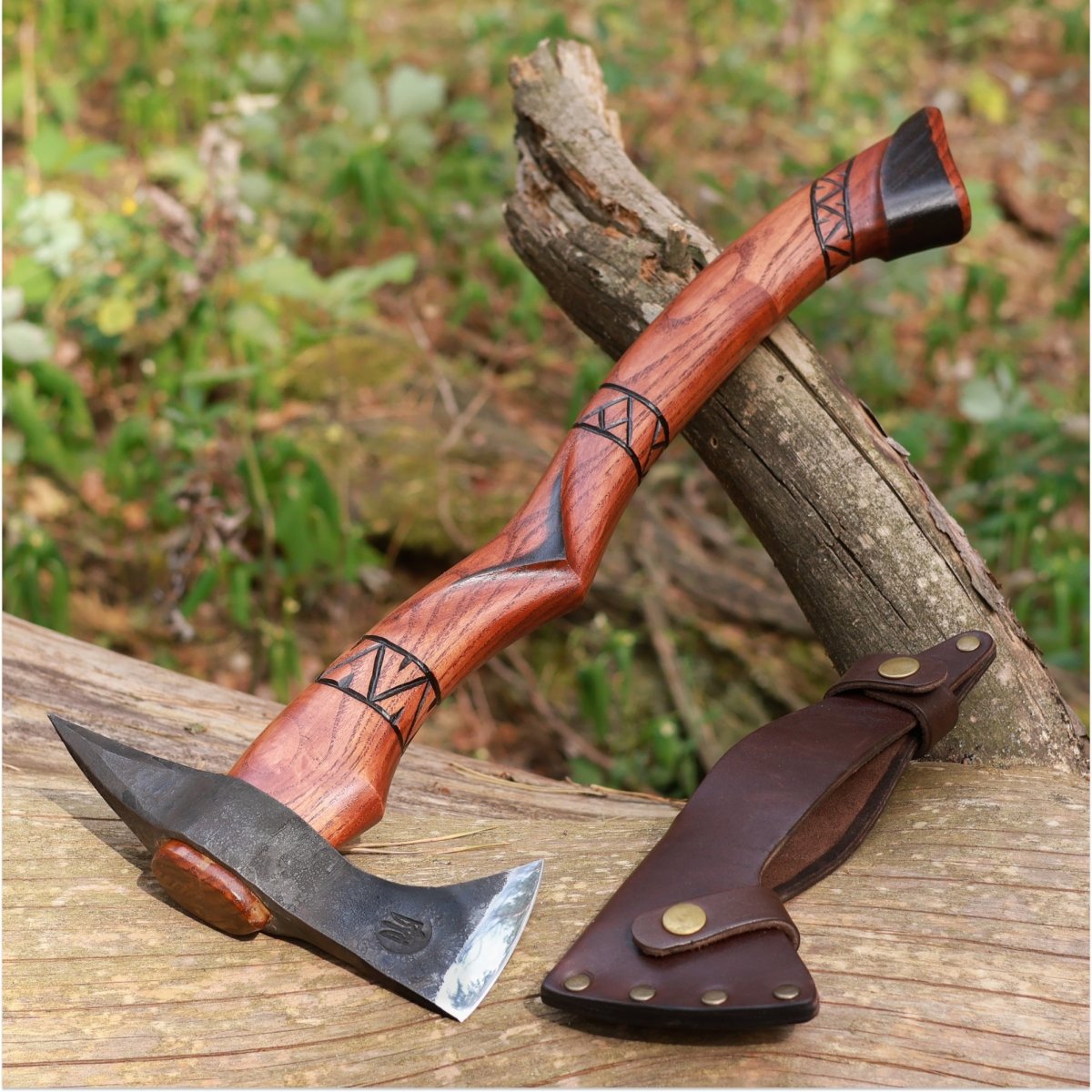 Handmade tomahawk axe "Black Hawk"
