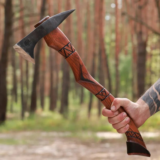 Handmade tomahawk axe "Black Hawk"