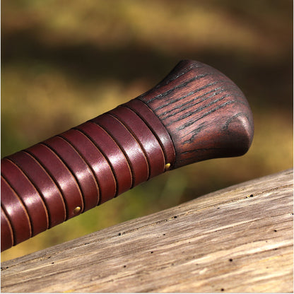 Hand-forged  Gurons spike tomahawk