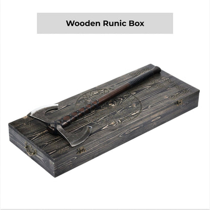 Viking Double-Edged Axe "Havamal"