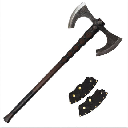Viking Double-Edged Axe "Havamal"